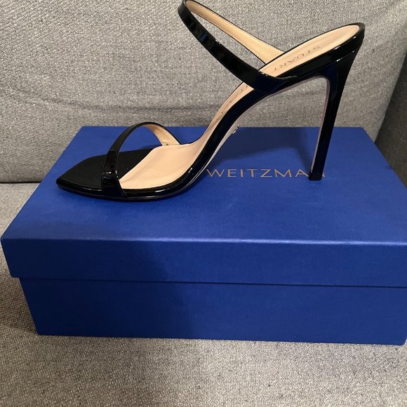 Stuart Weitzman Aleena 100 Black - Picture 10 of 13